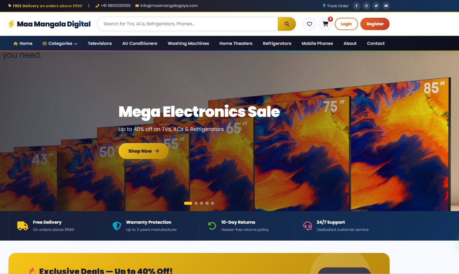 Electronics & Home Appliances Shop
